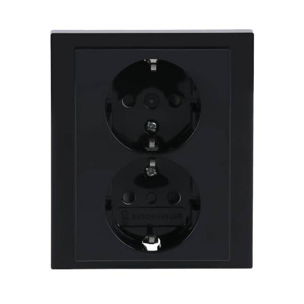 Busch-Jaeger SCHUKO-Doppelsteckdose 202 EUJB-81