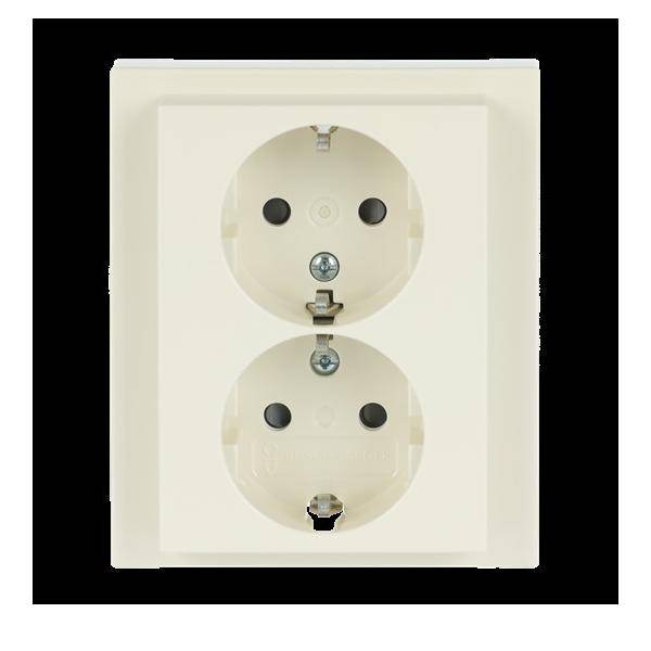 Busch-Jaeger SCHUKO-Doppelsteckdose 202 EUJB-82