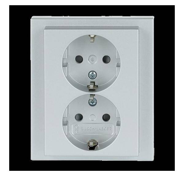 Busch-Jaeger SCHUKO-Doppelsteckdose 202 EUJB-83