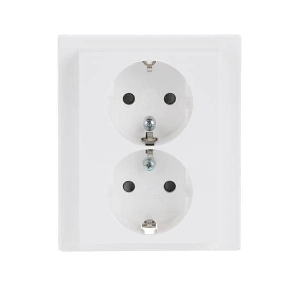 Busch-Jaeger SCHUKO-Doppelsteckdose 202 EUJB-84