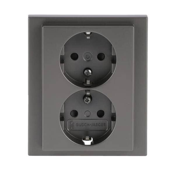 Busch-Jaeger SCHUKO-Doppelsteckdose 202 EUJB-866