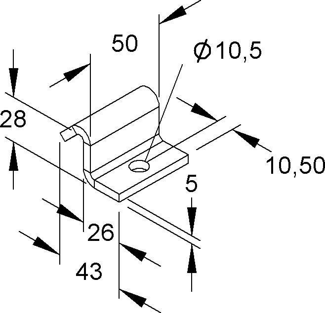 Niedax Winkelklemme HSW 10