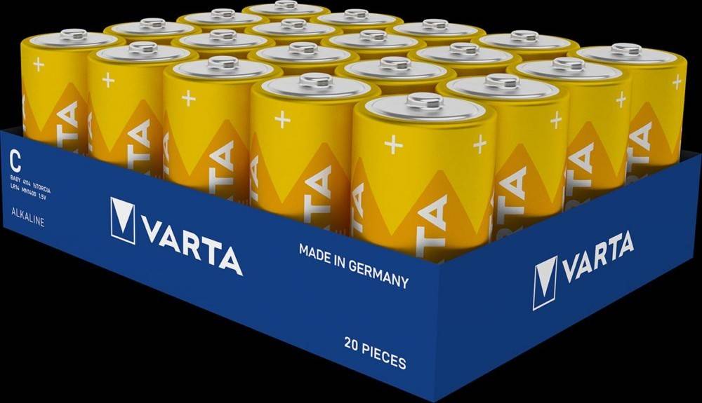 20 Stück Varta Cons.Varta Batterie Longlife C 4114 Stk.1