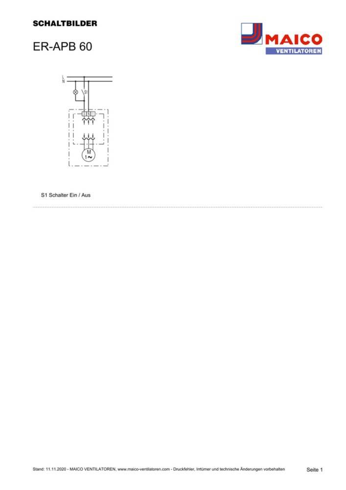 Maico Aufputzventilator ER-APB 60