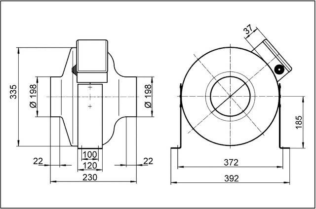Maico Radial-Rohrventilator ERR 20/1