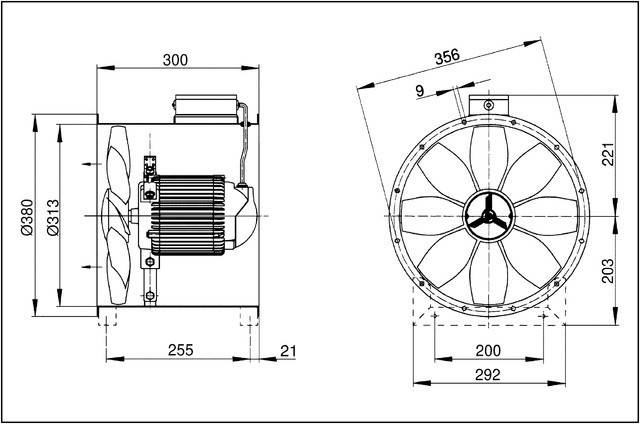 Maico Ventilator EZR 30/4 B