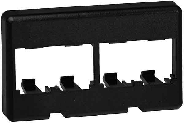 10 Stück Panduit Blende einrastbar CFFP4BL