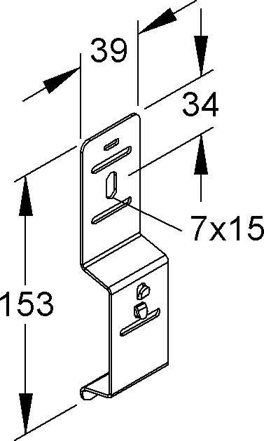 Niedax Befestigungsbügel RMB 50/75
