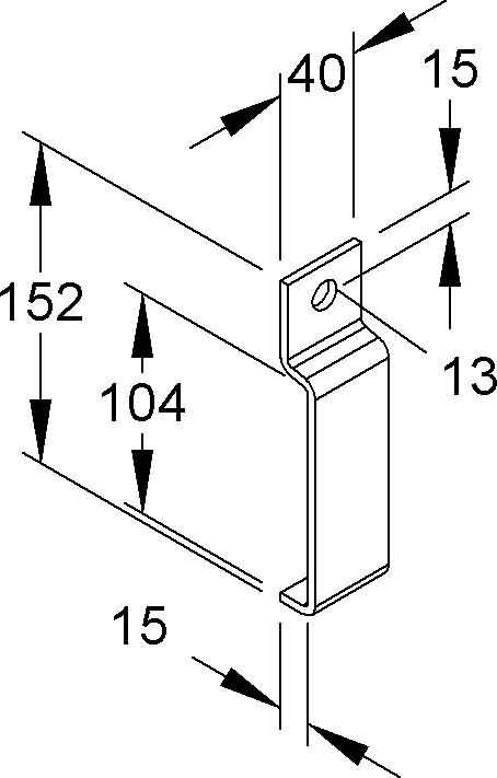 Niedax Klemmlasche F.Ktt WKTT 100