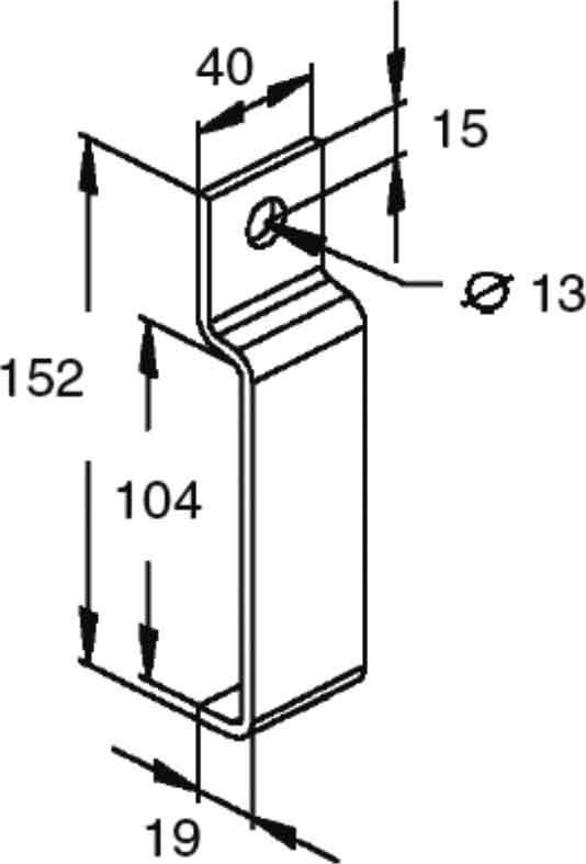 Niedax WSL-Anschlusstück WSA 150