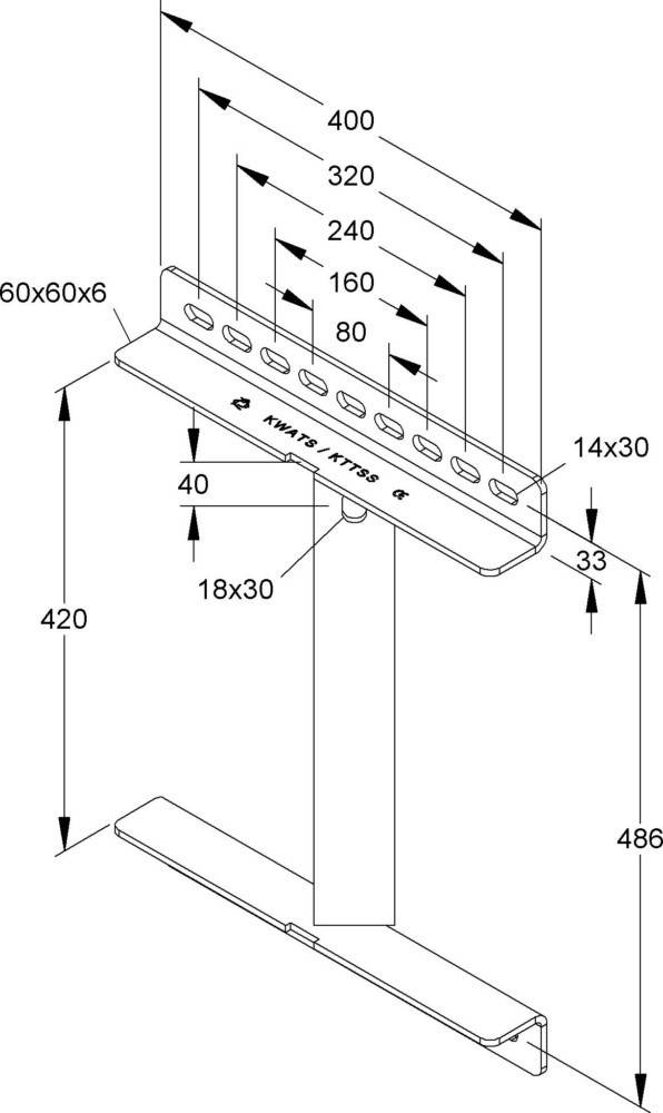 Niedax Klemmadapter KWATS 300
