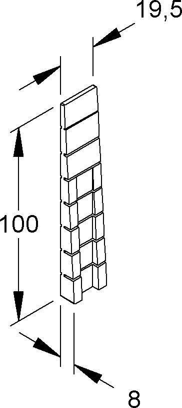 Niedax Nivellierkeil GNK 8
