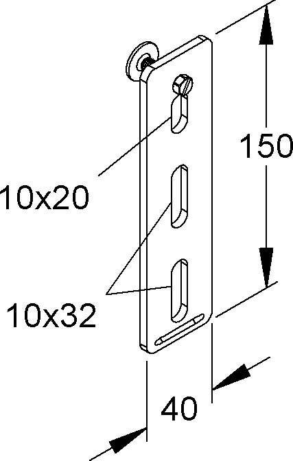 Niedax GK-Nivellierplatte GNP 15