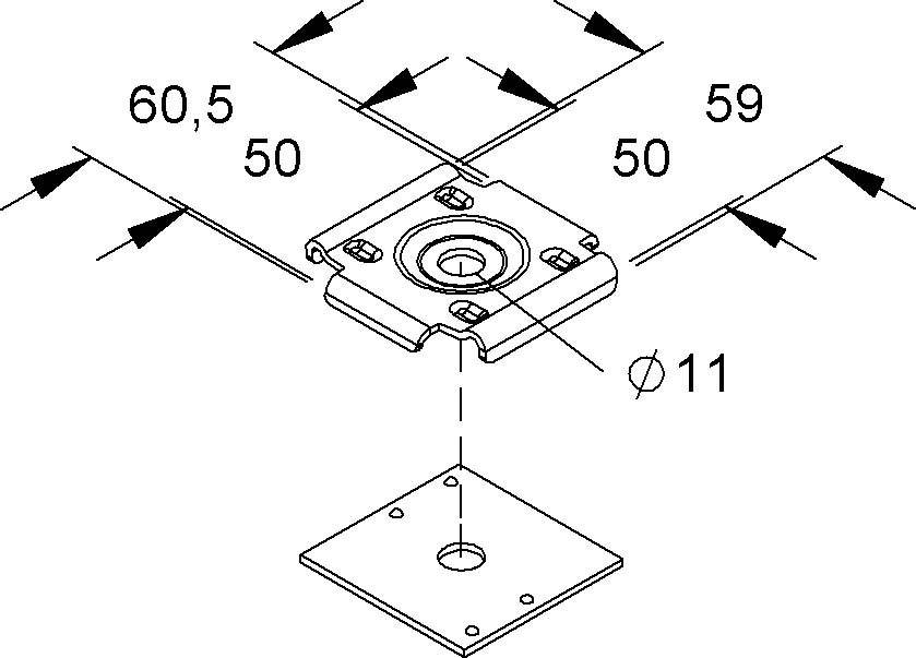 Niedax Befestigung GRKB 10