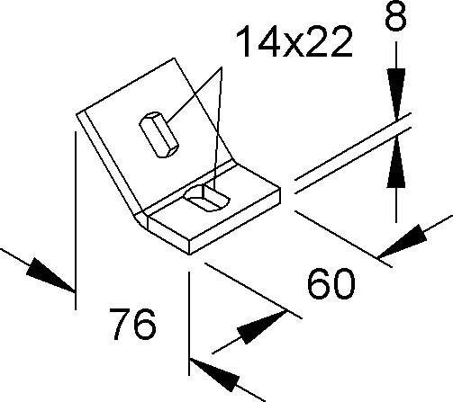 Niedax Wandadapter WAWG 12