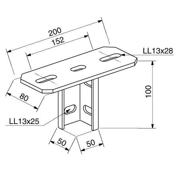 Rico Anschlussplatte 16J40