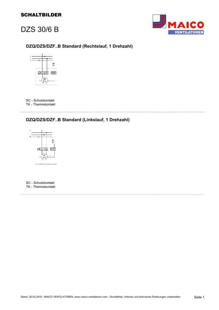Maico Axial-Wandventilator DZS 30/6 B