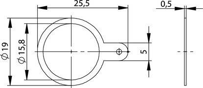 Telegärtner Masselötfahne 5/8Z 100020362