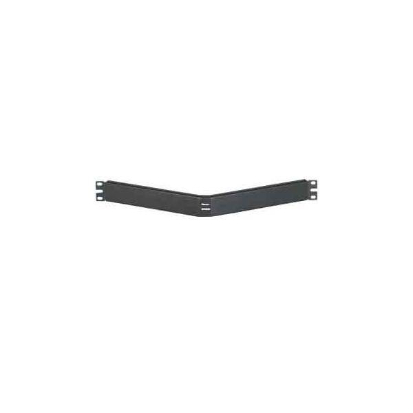 Panduit Abdeckplatte 1HE gewinkelt CPAF1BLY