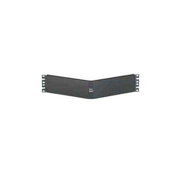 Panduit Abdeckplatte 2HE gewinkelt CPAF2BLY