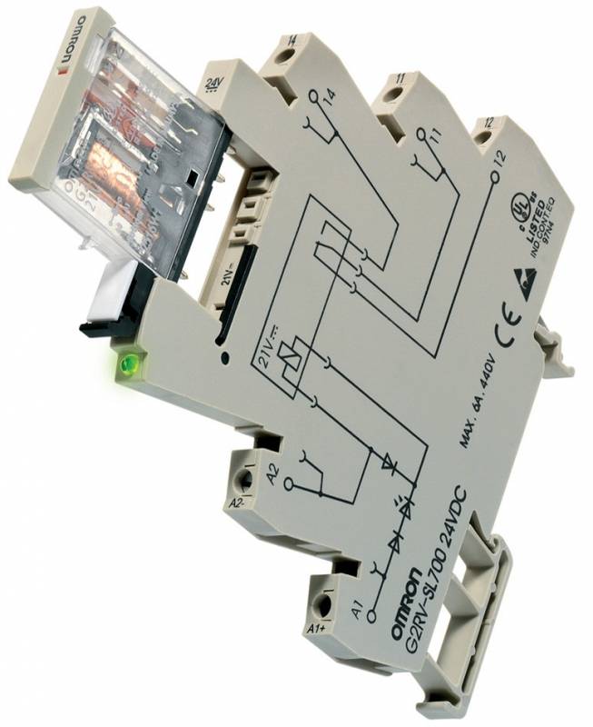 Omron Interface-Relais G2RV-SR500 24VAC/DC