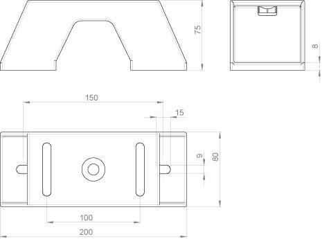 Unex Iso. Längsträger aus U23X 66205
