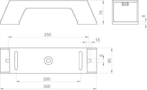 Unex Iso. Längsträger aus U23X 66305