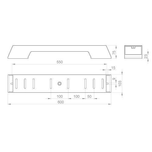 Unex Iso. Längsträger aus U23X 66605