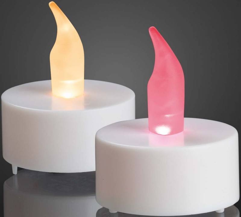 10 Stück Hellum LED-Teelichter-Set ws 520095 2-Set