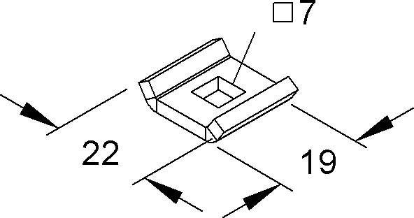 Niedax Gitterrinnen-Lasche GTL 20 E4