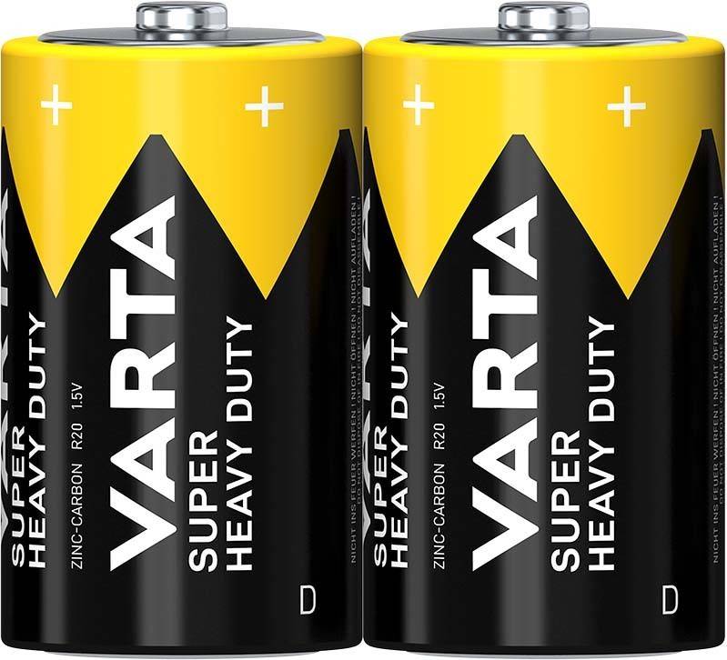 12 Stück Varta Cons.Varta Batterie Superlife D 2020 Fol.2