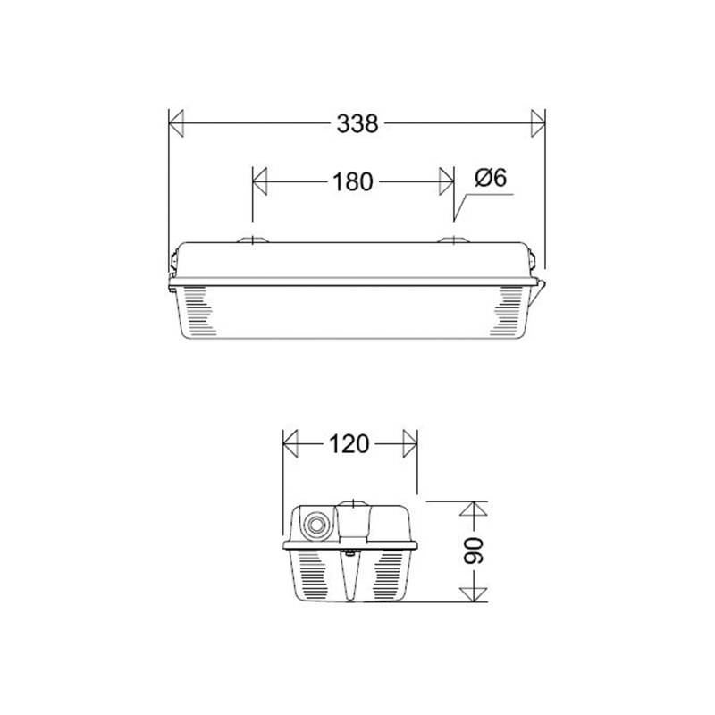 Schuch Licht LED-Notleuchte 131 L02 W ZB