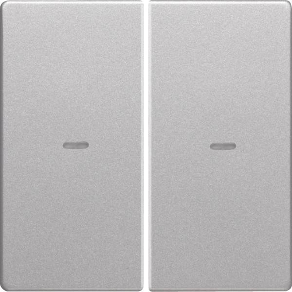 Berker Abdeckung 2f.alu/lack 80960321