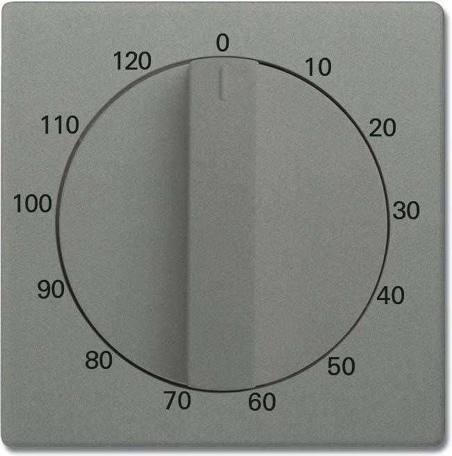 10 Stück Busch-Jaeger Zentralscheibe gr/metal 1771-803-103
