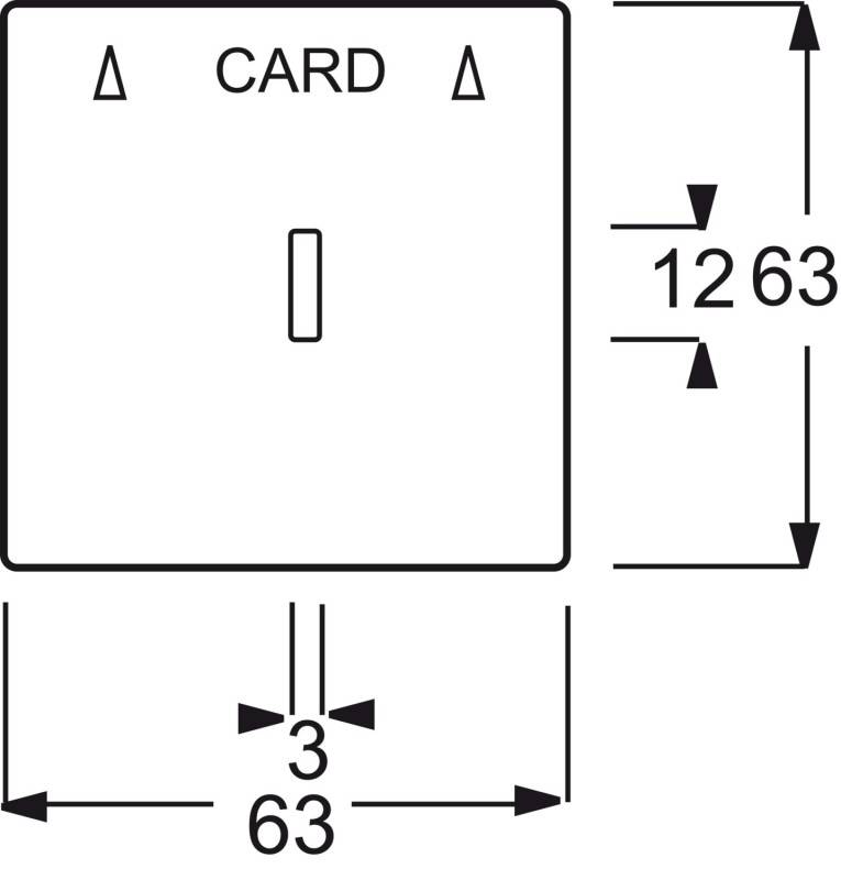 10 Stück Busch-Jaeger Zentralscheibe gr/metal 1792-803