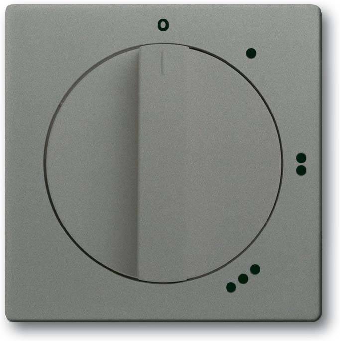 10 Stück Busch-Jaeger Zentralscheibe gr/metal 2542 DR/01-803