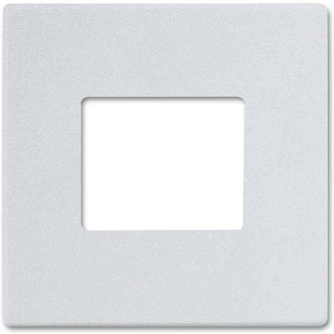 10 Stück Busch-Jaeger Zentralscheibe alusilber 6476-83