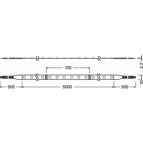LEDVANCE LED-Stripe IP65 LS VAL-500/RGB/5 LEDVANCE LED-Stripe IP65 LS VAL-500/RGB/5