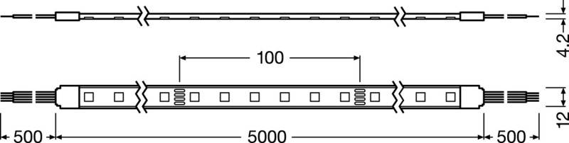 LEDVANCE LED-Stripe IP65 LSVAL-500/RGB/5/IP65