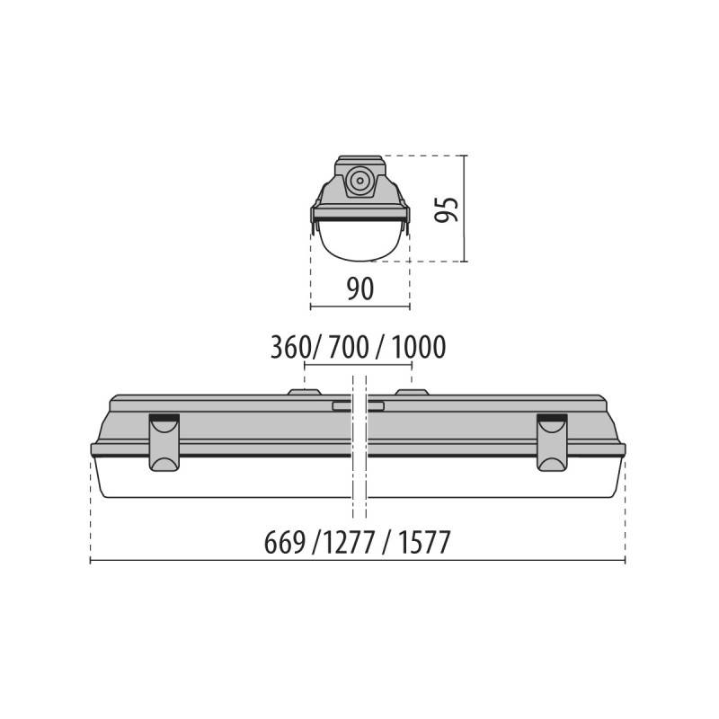 Spittler LED-Feuchtraumleuchte 3103914