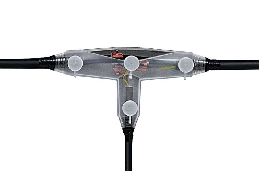HellermannTyton Verbindungsmuffe T-1 / SF-PUR-BK