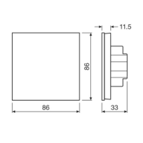 Ledvance Touchpanel TW LC RF TOUCH PANEL TW