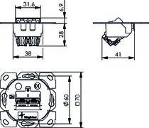 Telegärtner Modulaufnahme 100022982