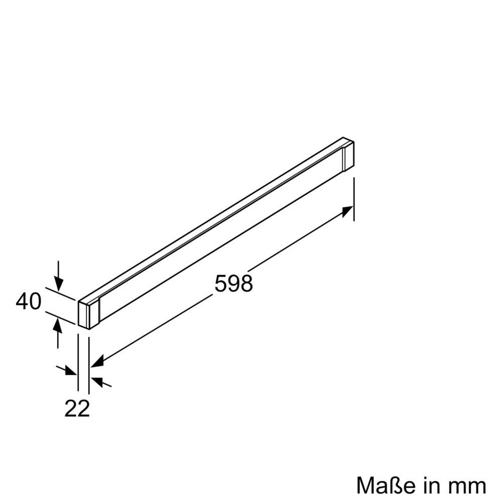 Constructa-Neff Design-Griffleiste Z54TH60D1
