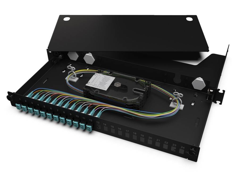 Corning LWL-Gehäuse ausziehbar LAN1-12AD-PGTL-B