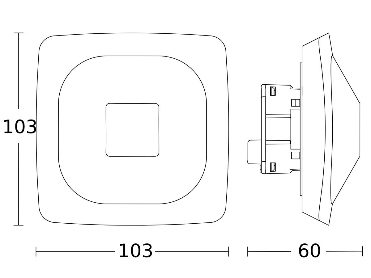 Steinel Präsenzmelder HF 360-2 UP WS KNX