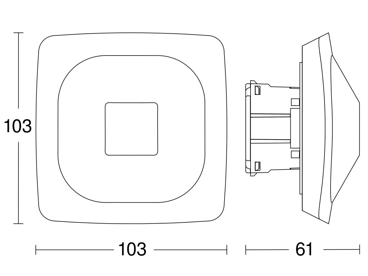 Steinel Präsenzmelder HF 360-2 UP 064266