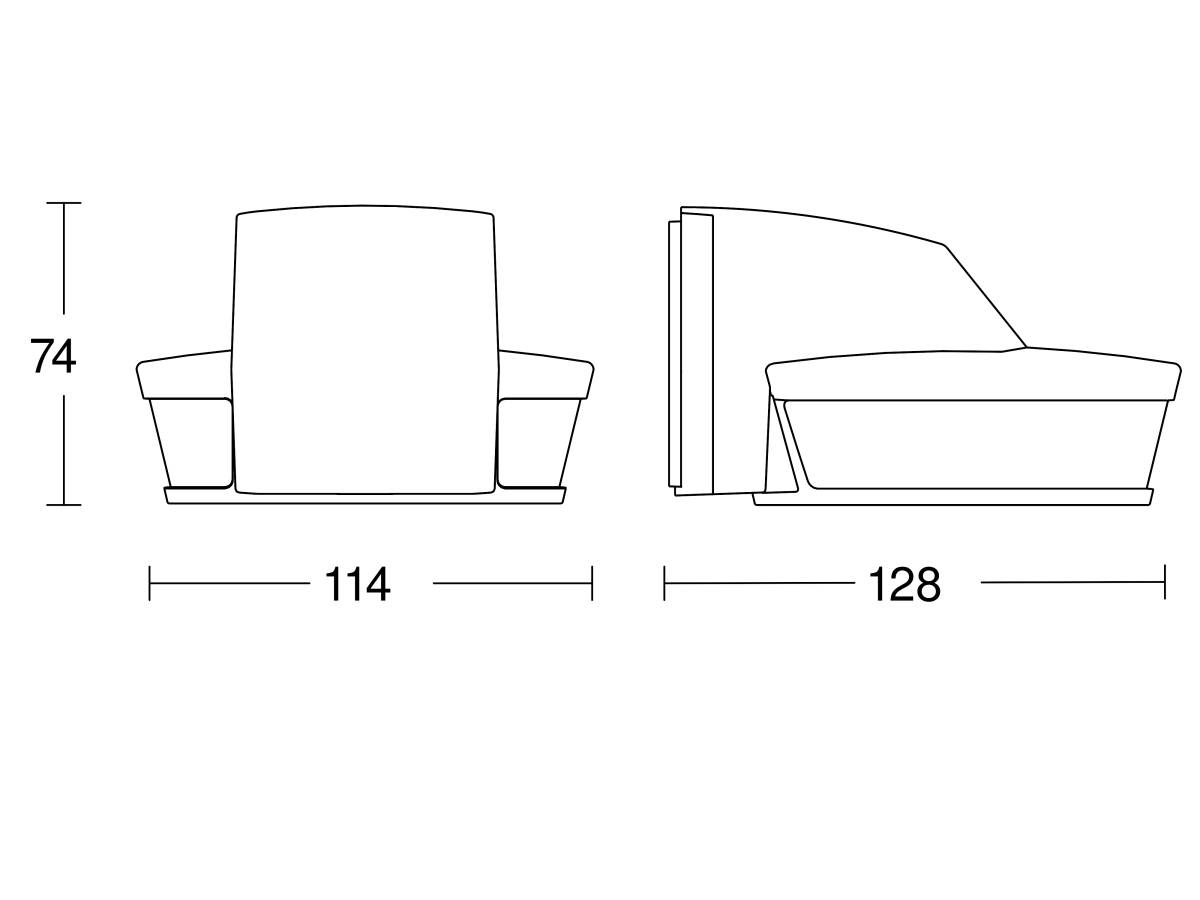Steinel Bewegungsmelder sensIQ S AP SW KNX