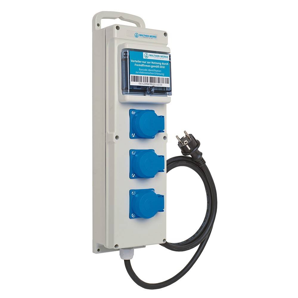 Walther Werke Kunststoff-Steckdosenlei. 651009901