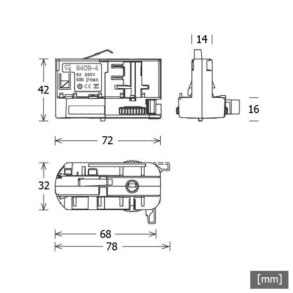 LTS Licht&Leuchten 3-Phasenadapter ST-Z LA 30 sw